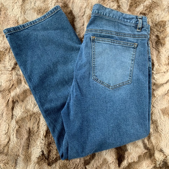 Axcess stretch crop blue jeans women sz 8 - Picture 4 of 6